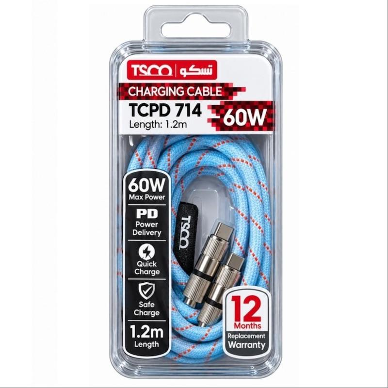 کابل تایپ سی تسکو TCPD 714