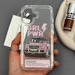 قاب گوشی iPhone 16 آیفون طلقی شیشه ای ARMOR درجه یک فانتزی دکمه کرومی طرح بنز GRL PWR AMG