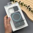 قاب گوشی iPhone 17 آیفون چرمی مگ‌سیف یونیک کیس با بدنه سیلور