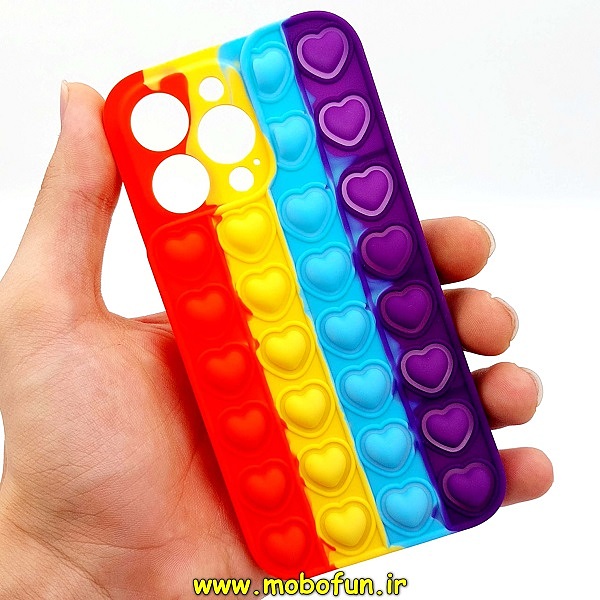 مشخصات و خرید قاب گوشی iPhone 13 Pro آیفون سیلیکونی پاک کنی طرح پاپت فیجت رنگین کمانی محافظ لنز دار ، خرید قاب گوشی iPhone 13 Pro آیفون سیلیکونی پاک کنی طرح پاپت فیجت رنگین کمانی محافظ لنز دار از فروشگاه موبوفان ، قیمت قاب گوشی iPhone 13 Pro آیفون سیلیکونی پاک کنی طرح پاپت فیجت رنگین کمانی محافظ لنز دار