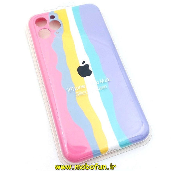 مشخصات و خرید قاب گوشی iPhone 11 Pro Max آیفون سیلیکونی اورجینال رنگین کمانی پاک کنی درجه یک زیربسته محافظ لنز دار ، خرید قاب گوشی iPhone 11 Pro Max آیفون سیلیکونی اورجینال رنگین کمانی پاک کنی درجه یک زیربسته محافظ لنز دار از فروشگاه موبوفان ، قیمت قاب گوشی iPhone 11 Pro Max آیفون سیلیکونی اورجینال رنگین کمانی پاک کنی درجه یک زیربسته محافظ لنز دار