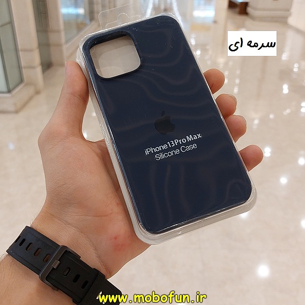 مشخصات و خرید قاب گوشی Iphone 13 Pro Max آیفون سیلیکونی اورجینال پاک کنی درجه یک زیربسته سرمه ای ، خرید قاب گوشی Iphone 13 Pro Max آیفون سیلیکونی اورجینال پاک کنی درجه یک زیربسته سرمه ای از فروشگاه موبوفان ، قیمت قاب گوشی Iphone 13 Pro Max آیفون سیلیکونی اورجینال پاک کنی درجه یک زیربسته سرمه ای