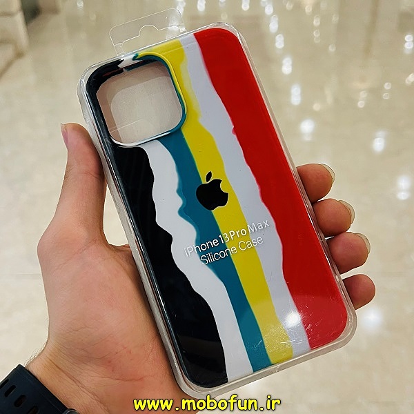 مشخصات و خرید قاب گوشی iPhone 13 Pro Max آیفون سیلیکونی اورجینال رنگین کمانی پاک کنی درجه یک زیربسته ، خرید قاب گوشی iPhone 13 Pro Max آیفون سیلیکونی اورجینال رنگین کمانی پاک کنی درجه یک زیربسته از فروشگاه موبوفان ، قیمت قاب گوشی iPhone 13 Pro Max آیفون سیلیکونی اورجینال رنگین کمانی پاک کنی درجه یک زیربسته