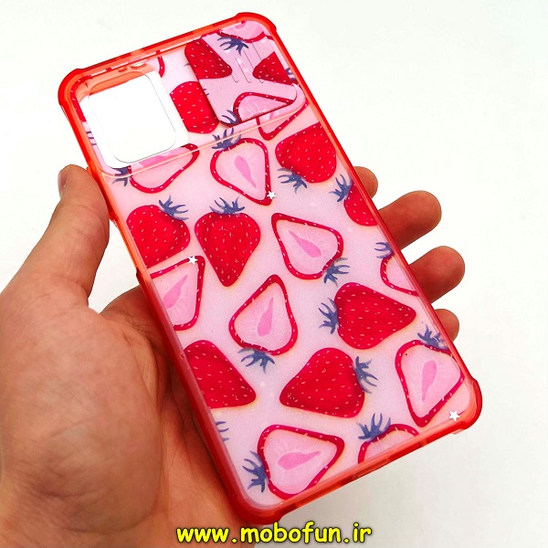 مشخصات و خرید قاب گوشی Redmi 9T - Poco M3 شیائومی طرح رزینی IMD ایربگ دار فانتزی محافظ لنز دار کشویی رزینی توت فرنگی ، خرید قاب گوشی Redmi 9T - Poco M3 شیائومی طرح رزینی IMD ایربگ دار فانتزی محافظ لنز دار کشویی رزینی توت فرنگی از فروشگاه موبوفان ، قیمت قاب گوشی Redmi 9T - Poco M3 شیائومی طرح رزینی IMD ایربگ دار فانتزی محافظ لنز دار کشویی رزینی توت فرنگی