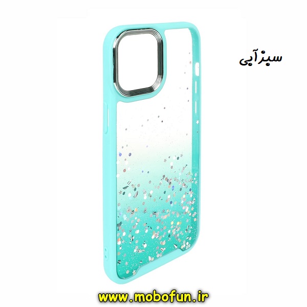 مشخصات و خرید قاب گوشی iPhone 12 Pro Max آیفون طرح اکلیلی رزینی پشت طلق شفاف دور سیلیکونی متال کیس Metal Case سبزآبی ، خرید قاب گوشی iPhone 12 Pro Max آیفون طرح اکلیلی رزینی پشت طلق شفاف دور سیلیکونی متال کیس Metal Case سبزآبی از فروشگاه موبوفان ، قیمت قاب گوشی iPhone 12 Pro Max آیفون طرح اکلیلی رزینی پشت طلق شفاف دور سیلیکونی متال کیس Metal Case سبزآبی
