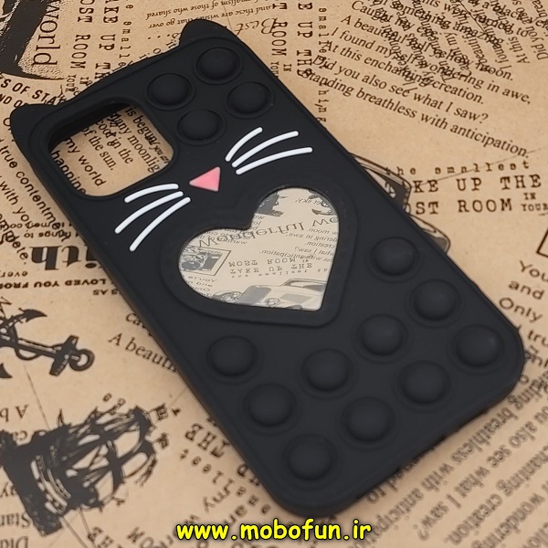 مشخصات و خرید قاب گوشی iPhone 12 Pro Max آیفون سیلیکونی پاک کنی طرح گربه ای Lucky Cat آینه ای پاپیت فیجت مشکی ، خرید قاب گوشی iPhone 12 Pro Max آیفون سیلیکونی پاک کنی طرح گربه ای Lucky Cat آینه ای پاپیت فیجت مشکی از فروشگاه موبوفان ، قیمت قاب گوشی iPhone 12 Pro Max آیفون سیلیکونی پاک کنی طرح گربه ای Lucky Cat آینه ای پاپیت فیجت مشکی