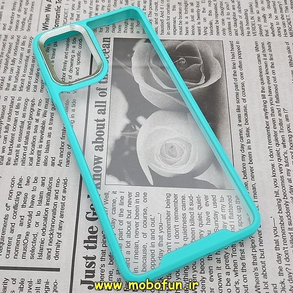 مشخصات و خرید قاب گوشی Galaxy A12 - Galaxy M12 سامسونگ اورجینال متال Pro Camera طرح پشت طلق شفاف دور ژله ای سبزآبی ، خرید قاب گوشی Galaxy A12 - Galaxy M12 سامسونگ اورجینال متال Pro Camera طرح پشت طلق شفاف دور ژله ای سبزآبی از فروشگاه موبوفان ، قیمت قاب گوشی Galaxy A12 - Galaxy M12 سامسونگ اورجینال متال Pro Camera طرح پشت طلق شفاف دور ژله ای سبزآبی