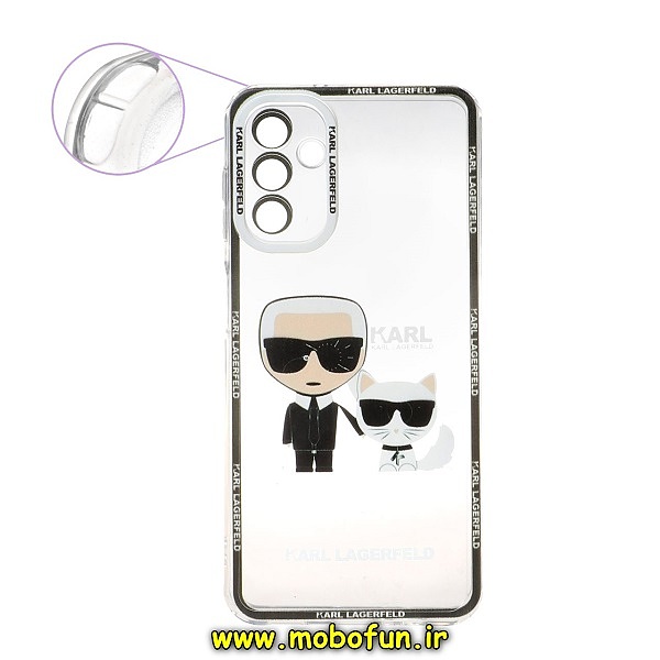 مشخصات و خرید قاب گوشی Galaxy A13 5G سامسونگ ژله ای طرح دار شفاف محافظ لنز دار کارل KARL ، خرید قاب گوشی Galaxy A13 5G سامسونگ ژله ای طرح دار شفاف محافظ لنز دار کارل KARL از فروشگاه موبوفان ، قیمت قاب گوشی Galaxy A13 5G سامسونگ ژله ای طرح دار شفاف محافظ لنز دار کارل KARL