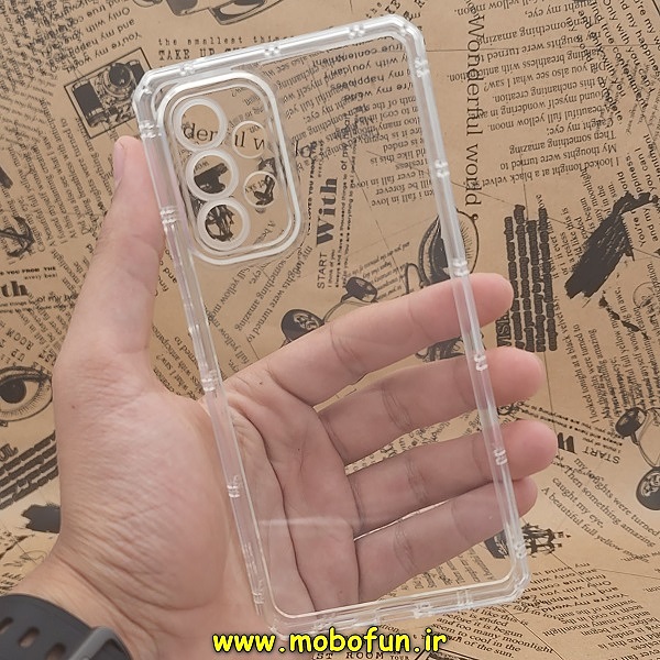 مشخصات و خرید قاب گوشی Galaxy A53 5G سامسونگ طرح ژله ای شفاف بی رنگ ایربگ دار کپسولی محافظ لنز دار ، خرید قاب گوشی Galaxy A53 5G سامسونگ طرح ژله ای شفاف بی رنگ ایربگ دار کپسولی محافظ لنز دار از فروشگاه موبوفان ، قیمت قاب گوشی Galaxy A53 5G سامسونگ طرح ژله ای شفاف بی رنگ ایربگ دار کپسولی محافظ لنز دار
