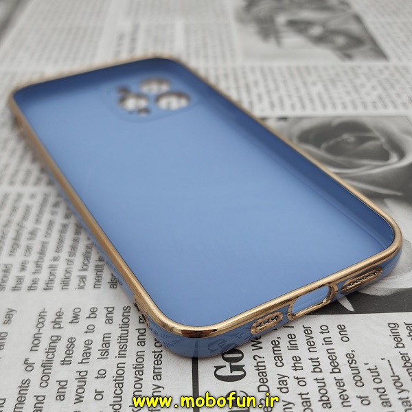 مشخصات و خرید قاب گوشی iPhone 12 Pro آیفون طرح ژله ای مای کیس گلد لاین دور طلایی محافظ لنز دار آبی سیرا ، خرید قاب گوشی iPhone 12 Pro آیفون طرح ژله ای مای کیس گلد لاین دور طلایی محافظ لنز دار آبی سیرا از فروشگاه موبوفان ، قیمت قاب گوشی iPhone 12 Pro آیفون طرح ژله ای مای کیس گلد لاین دور طلایی محافظ لنز دار آبی سیرا