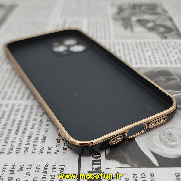مشخصات و خرید قاب گوشی iPhone 12 Pro آیفون طرح ژله ای مای کیس گلد لاین دور طلایی محافظ لنز دار مشکی ، خرید قاب گوشی iPhone 12 Pro آیفون طرح ژله ای مای کیس گلد لاین دور طلایی محافظ لنز دار مشکی از فروشگاه موبوفان ، قیمت قاب گوشی iPhone 12 Pro آیفون طرح ژله ای مای کیس گلد لاین دور طلایی محافظ لنز دار مشکی