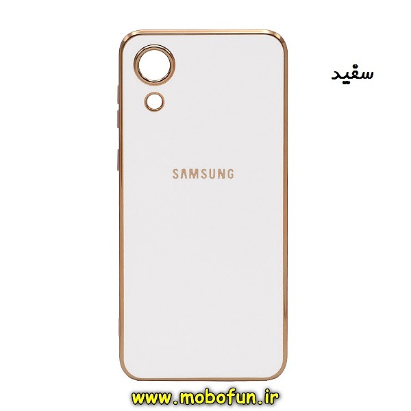 مشخصات و خرید قاب گوشی Galaxy A03 Core سامسونگ طرح ژله ای مای کیس گلد لاین دور طلایی محافظ لنز دار سفید ، خرید قاب گوشی Galaxy A03 Core سامسونگ طرح ژله ای مای کیس گلد لاین دور طلایی محافظ لنز دار سفید از فروشگاه موبوفان ، قیمت قاب گوشی Galaxy A03 Core سامسونگ طرح ژله ای مای کیس گلد لاین دور طلایی محافظ لنز دار سفید