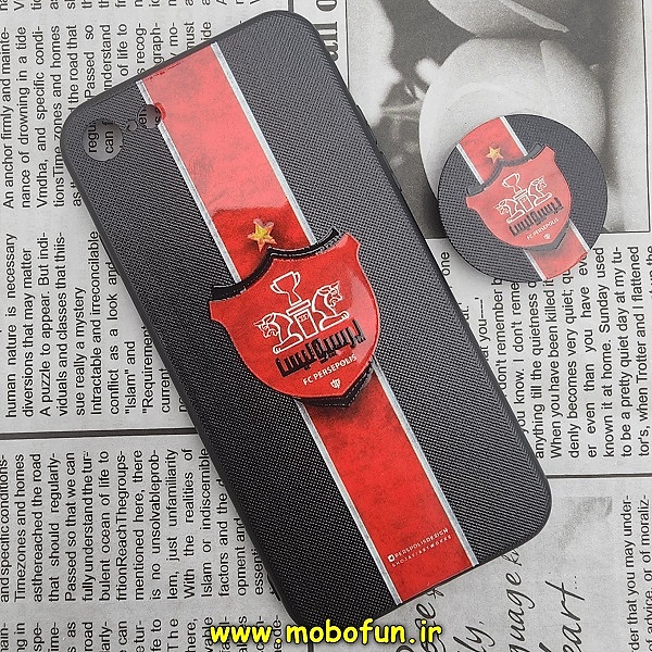 قاب گوشی iPhone 6 - iPhone 6s آیفون فانتزی سوزنی برجسته طرح پرسپولیس Perspolis پاپ سوکت دار کد 243