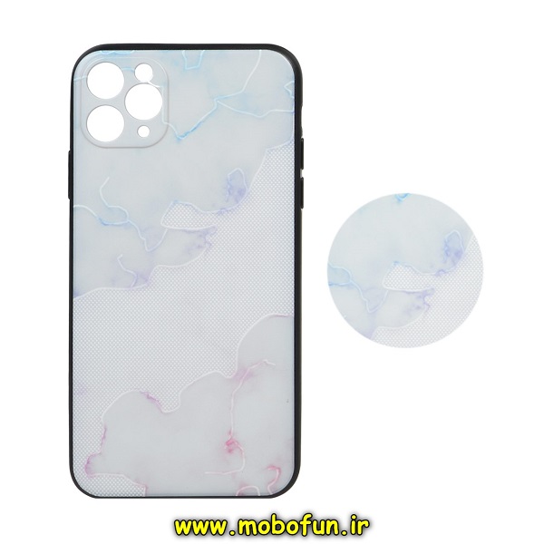 قاب گوشی iPhone 11 Pro Max آیفون فانتزی سوزنی برجسته طرح آبرنگی پاپ سوکت دار محافظ لنزدار کد 260