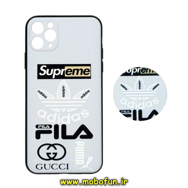 قاب گوشی iPhone 11 Pro Max آیفون فانتزی سوزنی برجسته طرح لاکچری اسپرت پاپ سوکت دار محافظ لنزدار کد 287