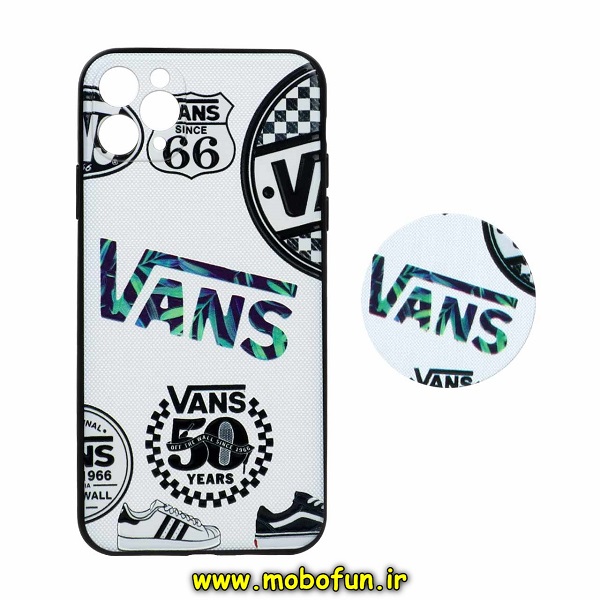 قاب گوشی iPhone 11 Pro Max آیفون فانتزی سوزنی برجسته طرح ونس VANS پاپ سوکت دار محافظ لنزدار کد 291
