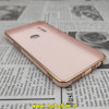 قاب گوشی Galaxy A10S سامسونگ طرح ژله ای مای کیس گلد لاین دور طلایی محافظ لنز دار گلبهی کد 314