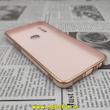 قاب گوشی Galaxy A10S سامسونگ طرح ژله ای مای کیس گلد لاین دور طلایی محافظ لنز دار گلبهی کد 314