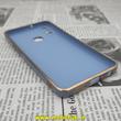 قاب گوشی Galaxy A10S سامسونگ طرح ژله ای مای کیس گلد لاین دور طلایی محافظ لنز دار آبی سیرا کد 316