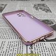 قاب گوشی Galaxy A13 4G سامسونگ طرح ژله ای مای کیس گلد لاین دور طلایی محافظ لنز دار یاسی کد 46