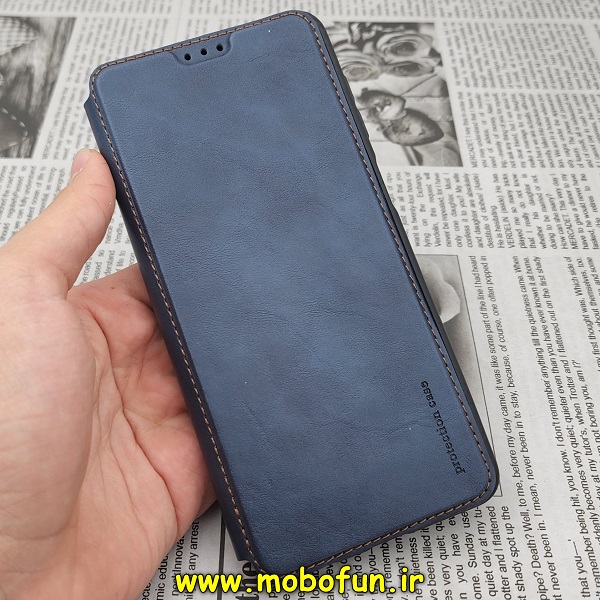 کیف گوشی موبایل Galaxy A12 کلاسوری اورجینال دادوو Dadoo مدل SPORT 2023 سرمه ای کد 605