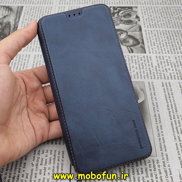 کیف گوشی موبایل Galaxy A04S کلاسوری اورجینال دادوو Dadoo مدل SPORT 2023 سرمه ای کد 19