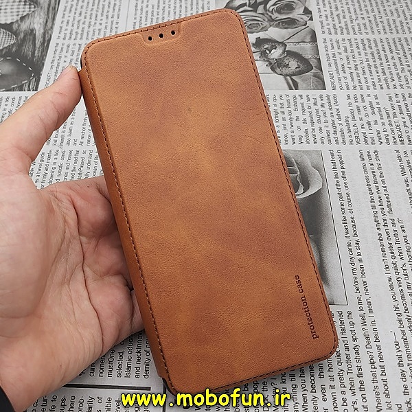 کیف گوشی موبایل Galaxy A13 5G کلاسوری اورجینال دادوو Dadoo مدل SPORT 2023 قهوه ای روشن کد 20