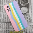 قاب گوشی Poco X4 Pro 5G شیائومی سیلیکونی اورجینال آبرنگی رنگین کمانی پاک کنی درجه یک زیربسته محافظ لنز دار کد 71