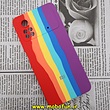 قاب گوشی Poco X4 Pro 5G شیائومی سیلیکونی اورجینال آبرنگی رنگین کمانی پاک کنی درجه یک زیربسته محافظ لنز دار کد 72
