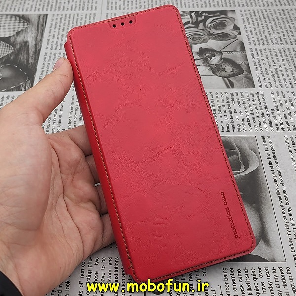 کیف گوشی موبایل Galaxy S21 Ultra سامسونگ کلاسوری اورجینال دادوو Dadoo مدل SPORT 2023 قرمز کد 124