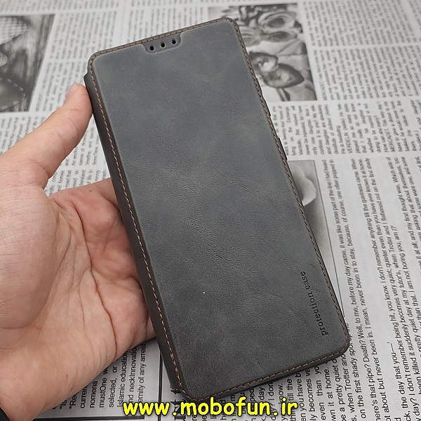 کیف گوشی موبایل Galaxy S21 Ultra سامسونگ کلاسوری اورجینال دادوو Dadoo مدل SPORT 2023 خاکستری کد 127
