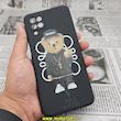 قاب گوشی Galaxy A12 سامسونگ سیلیکونی ژله ای طرح خرسی تدی Tedi مشکی کد 611