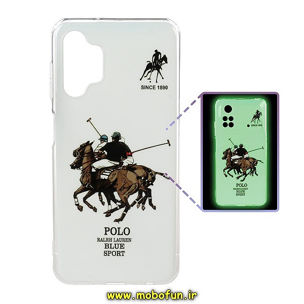 قاب گوشی Galaxy A13 4G سامسونگ طرح پولو POLO  شب رنگ پشت طلق براق کد 120