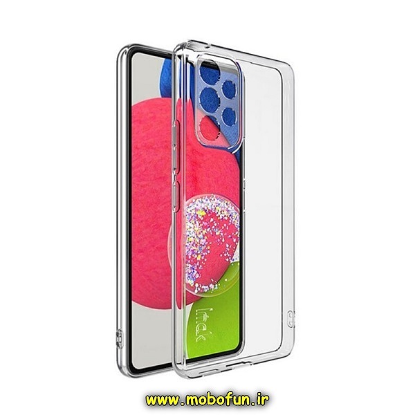 قاب گوشی Galaxy A33 5G سامسونگ اورجینال اسپیس Space طرح طلقی شیشه ای شفاف دکمه کرومی محافظ لنز دار کد 106