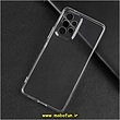 قاب گوشی Galaxy A33 5G سامسونگ اورجینال اسپیس Space طرح طلقی شیشه ای شفاف دکمه کرومی محافظ لنز دار کد 106