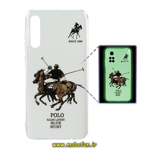 قاب گوشی Galaxy A30S - Galaxy A50S - Galaxy A50 سامسونگ طرح پولو POLO شب رنگ پشت طلق براق کد 510