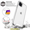 قاب گوشی iPhone 12 Pro Max آیفون اورجینال اسپیس Space طرح طلقی شیشه ای شفاف دکمه کرومی کد 335