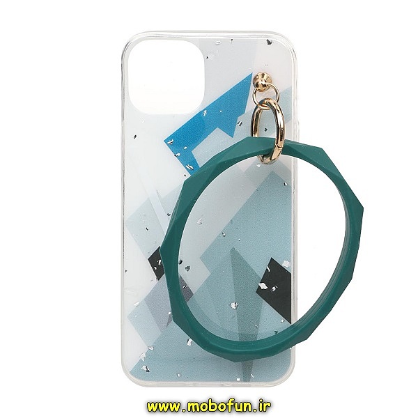 قاب گوشی iPhone 13 Pro آیفون رزینی ماربل آویزدار النگویی کد 197