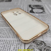 قاب گوشی iPhone 13 Pro Max آیفون طرح پافر PUFFER مای کیس گلد لاین دور طلایی محافظ لنز دار کرم کد 198
