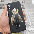 قاب گوشی Redmi Note 8 - Redmi Note 8 2021 شیائومی سیلیکونی ژله ای طرح خرسی تدی Tedi محافظ لنز دار مشکی کد 480