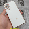 قاب گوشی Redmi Note 11 Pro 4G Global - Redmi Note 11 Pro 5G Global شیائومی طرح ژله ای مای کیس گلد لاین دور طلایی محافظ لنز دار سفید کد 101