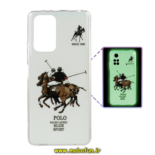 قاب گوشی Redmi Note 11 Pro 4G Global - Redmi Note 11 Pro 5G Global شیائومی طرح پولو POLO شب رنگ پشت طلق براق کد 114