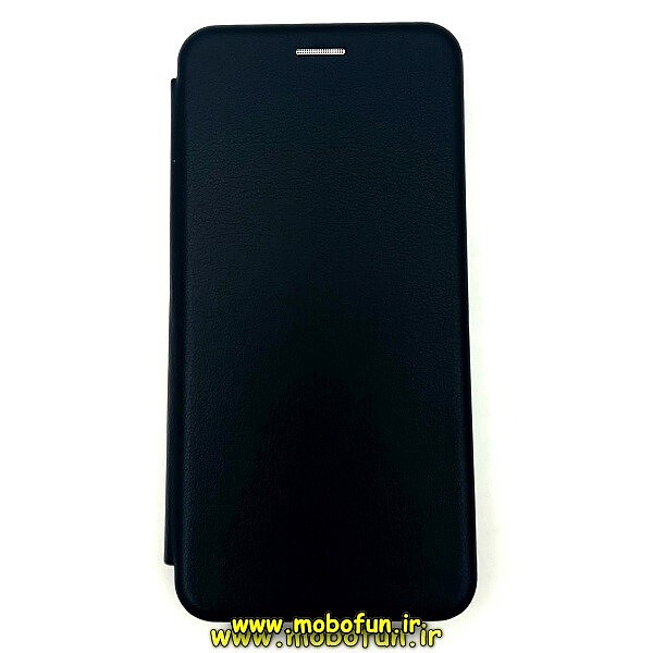 کیف مگنتی گوشی Redmi Note 11 4G - Redmi Note 11S شیائومی طرح چرم کتابی مشکی کد 130