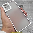 قاب گوشی Galaxy A12 - Galaxy M12 سامسونگ طرح پشت مات دور سیلیکونی محافظ لنز دار زرشکی کد 633