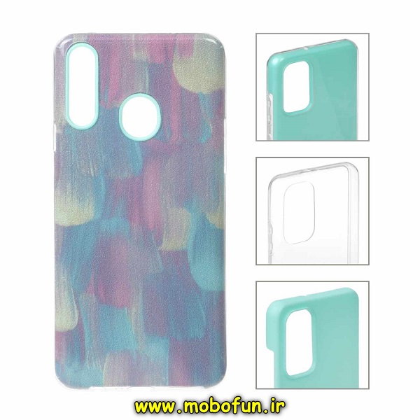 قاب گوشی Galaxy A20S سامسونگ طرح ژله ای طرح دار آبرنگی اکلیلی کد 404