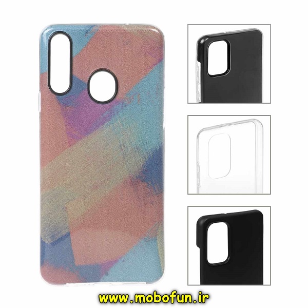 قاب گوشی Galaxy A20S سامسونگ طرح ژله ای طرح دار آبرنگی اکلیلی کد 408