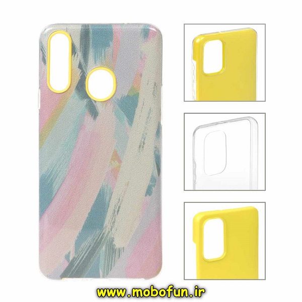 قاب گوشی Galaxy A20S سامسونگ طرح ژله ای طرح دار آبرنگی اکلیلی کد 409