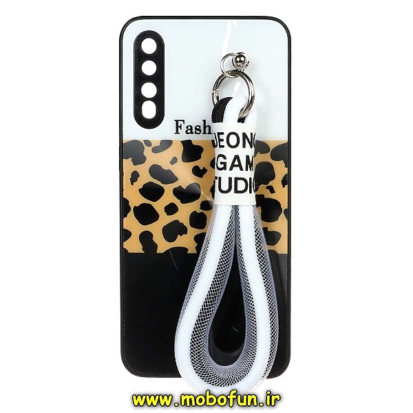 قاب گوشی Galaxy A30S - Galaxy A50S - Galaxy A50 سامسونگ طرح لیزری فانتزی پلنگی محافظ لنز دار دارای آویز بند کد 518