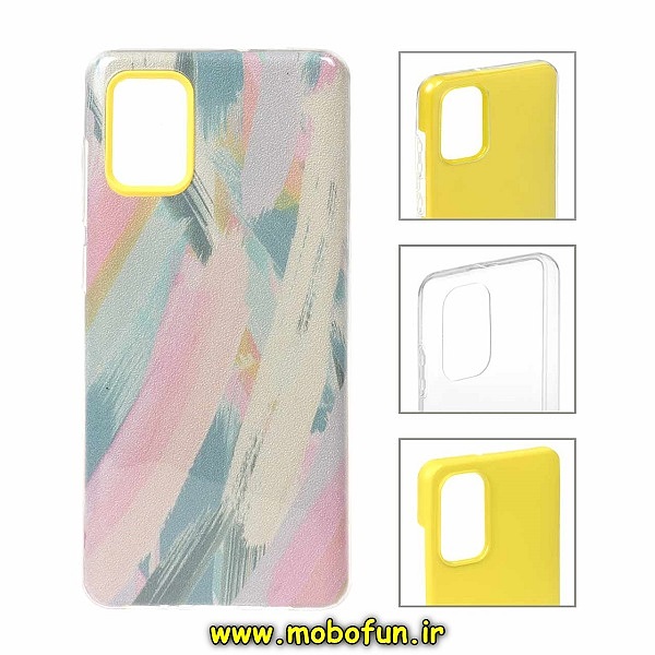 قاب گوشی Galaxy A51 سامسونگ طرح ژله ای طرح دار آبرنگی اکلیلی کد 497