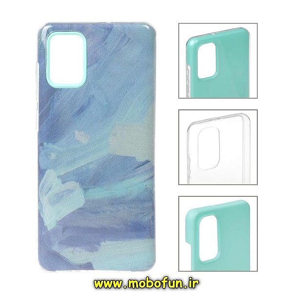 قاب گوشی Galaxy A51 سامسونگ طرح ژله ای طرح دار آبرنگی اکلیلی کد 499